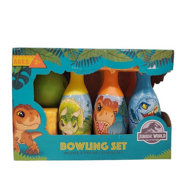 Jurassic World Toys Jurassic World Bowling Set Dinosaur Bowling Set